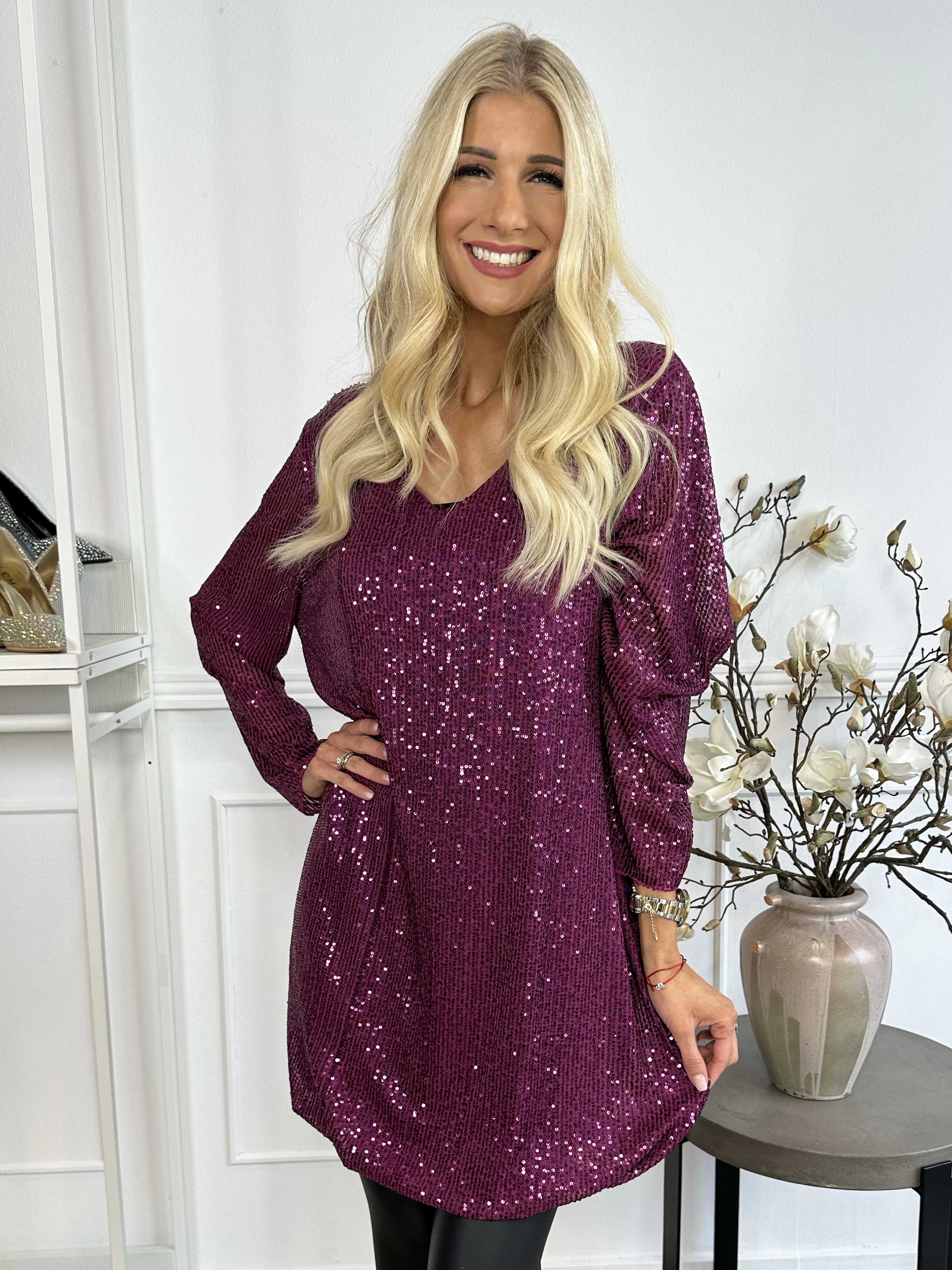 Rizza - Tunikaklänning med paljetter